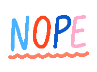 No Way Reaction Sticker by Livia Falcaru