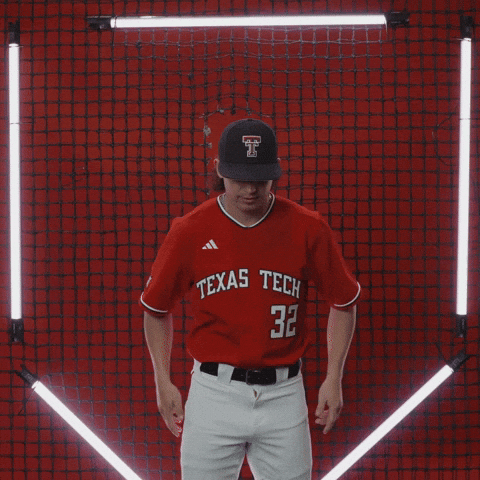 Trendan Parish GIF by Texas Tech Baseball