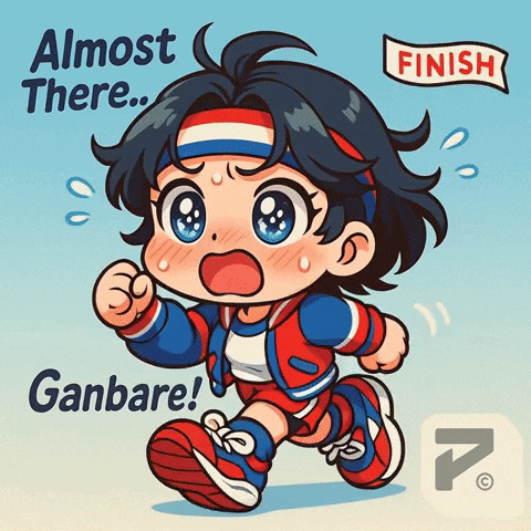 Finish Line Running GIF by Persona