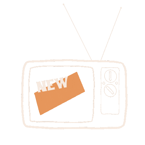 echoluxe tv new television modern Sticker