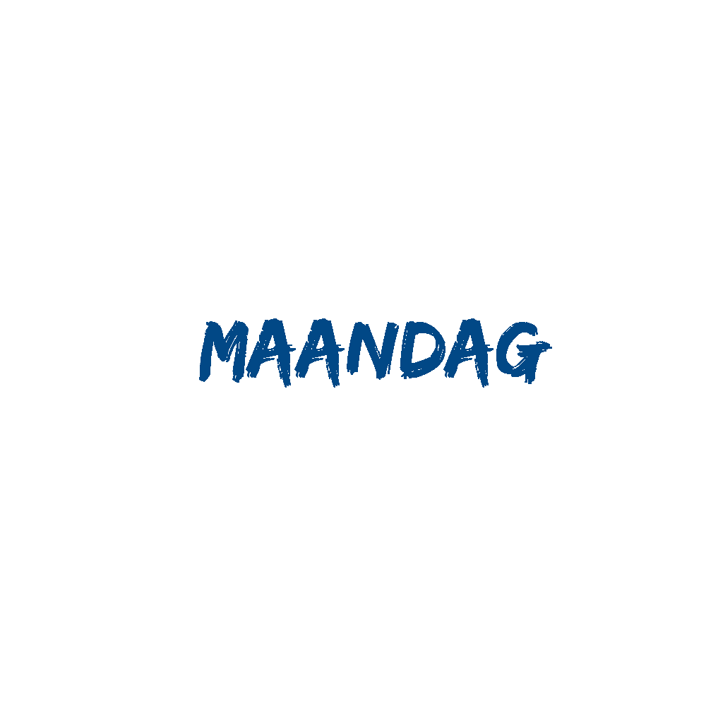 Maandag Sticker by Londerzeel Badminton