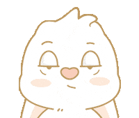 Bunny Sticker by EVANS艾特兔