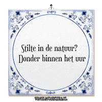 Rust Spanning Sticker by Tegelspreuken.nl