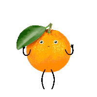 Happy Orange Sticker by AgenciaBatterflay