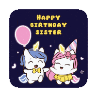 Happy Birthday To You Bu Sticker by Brave Unicorn