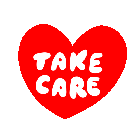 Takecare Sticker by Mathilde Cabanas