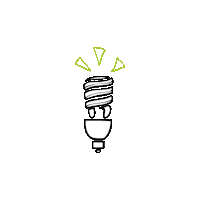 Idea Lightbulb Sticker by edding