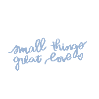 Things Blue Text Sticker