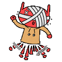 CloverStudios party running nft alien Sticker