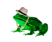 SaveEnergy hat frog save led Sticker