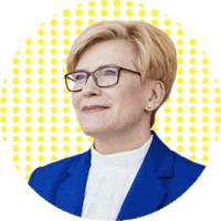 dots lithuania Sticker by Ingrida Šimonytė