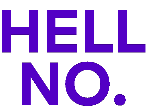maripanz no nope no way hell no Sticker