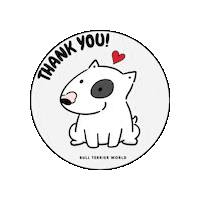 Happy Dog Sticker by Bull Terrier World