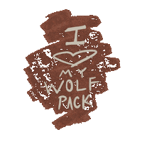 Wolf Pack Sticker by Boheme Me
