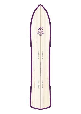 ElevatedSurfcraft surf handmade surfing snowboard Sticker
