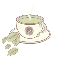 Tea Quote Sticker by Mujer In Time