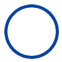 Blue Circle Sticker