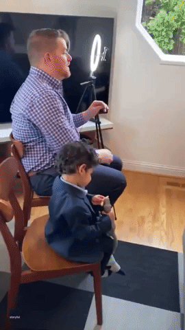 Dads Helps Daughter Nail Her Virtual Piano Recital