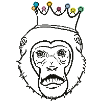 Monkey Musik Sticker by Philipp Hirtenlehner