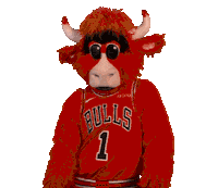 Benny The Bull Dance Sticker by Chicago Bulls