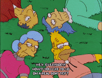 hawking bart simpson GIF