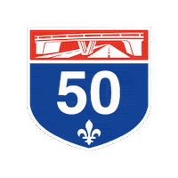 Roadtrip Autoroute Sticker