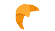 emojivid food emoji croissant emojivid Sticker