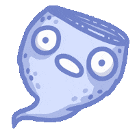 Ghost Coconut Sticker