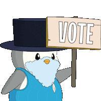 Voting Election Day Sticker by Pudgy Penguins