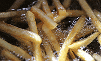 French Fries Sizzle GIF