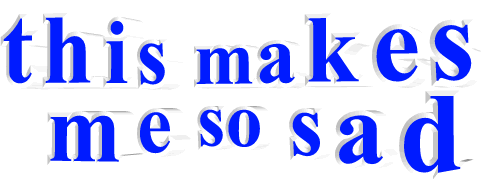 sad text Sticker
