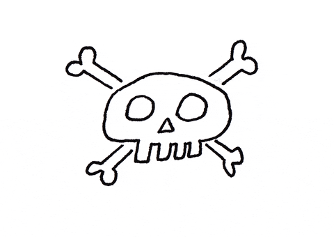 travisfosterstudio giphyupload skull death simple GIF