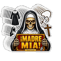 Halloween Skull Sticker