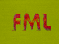 Glitch Text GIF