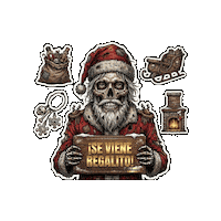 Santa Claus Halloween Sticker