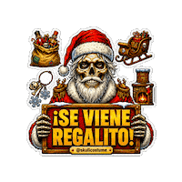 Santa Claus Halloween Sticker