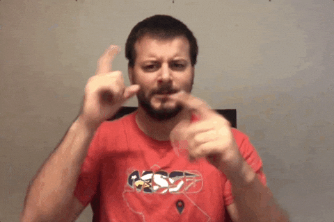 Asl Think Positive GIF
