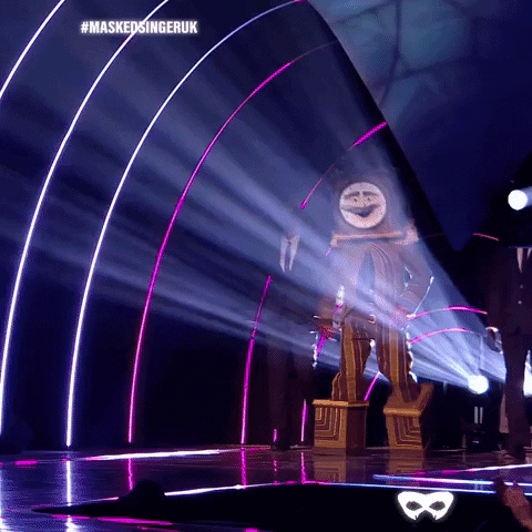 Grandfather Clock GIF by The Masked Singer UK