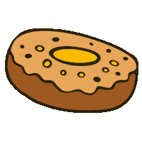 Donut Ufo Sticker by Mikel Coffee Company