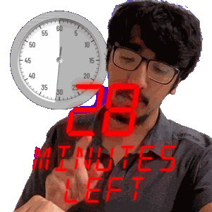 28 Minutes Sticker