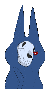 dionne_ong dance skull dog skullie dionne ong Sticker