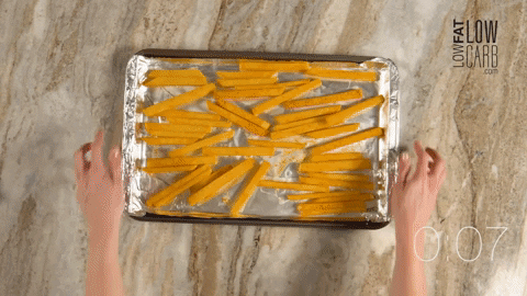 fries healthy snacks GIF by Low Fat Low Carb