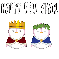 New Year Penguin Sticker by Pudgy Penguins