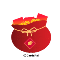cardspal cny chinese new year lunar new year fortune Sticker