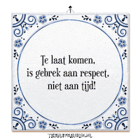 Respect Nl Sticker by Tegelspreuken.nl