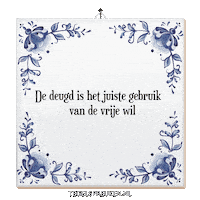 Humor Wijsheid Sticker by Tegelspreuken.nl