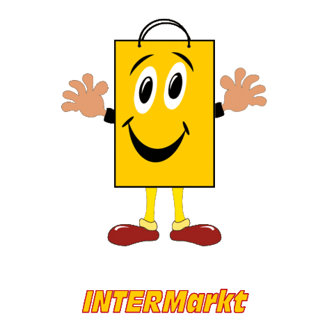 intermarkt giphyupload shopping bag hallo Sticker