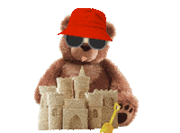 Teddy Bears Summer Sticker