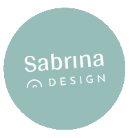 sabrina-design logo-sabrina-design Sticker