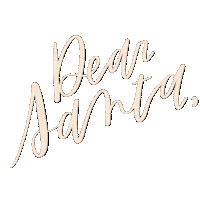 Dear Santa Christmas Sticker